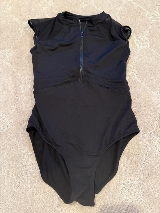 Bloch Other - Kids Bloch Black Zip-Front One-Piece Leotard 14
